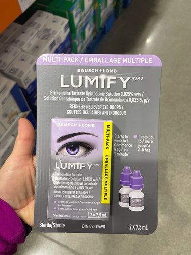 Bausch + Lomb Lumify Eye Drops - 2 x 7.5 mL